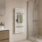   Solaro Design törölközőszárító radiátor 1200x600 mm fehér