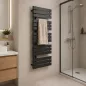   Solaro Design törölközőszárító radiátor 1400x500 mm fekete