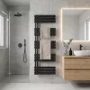 Solaro Design törölközőszárító radiátor 1600x600 mm fekete