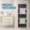 Solaro Design törölközőszárító radiátor 1600x600 mm fekete