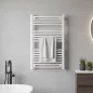 Íves törölközőszárító radiátor 1000x600 mm fehér