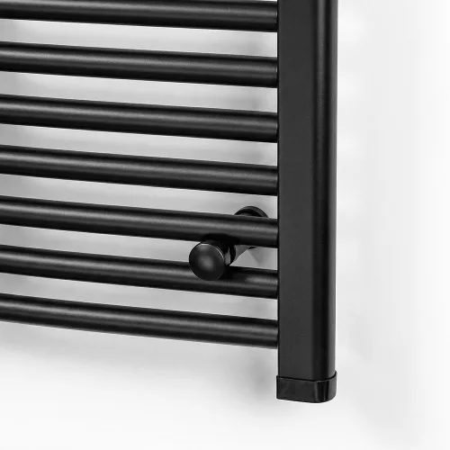 Íves törölközőszárító radiátor 1600x500 mm fekete