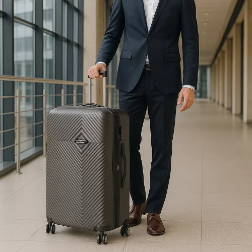 TraveLux Pro V gurulós bőrönd szett