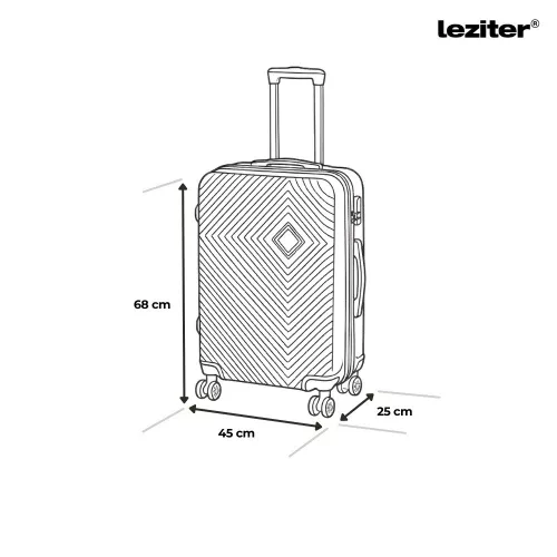 TraveLux Pro XVII gurulós bőrönd szett