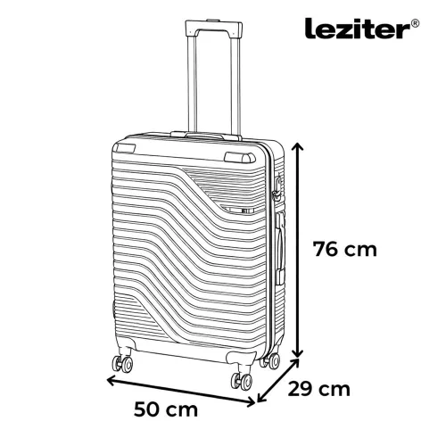 TraveLux Urban VIII gurulós bőrönd szett