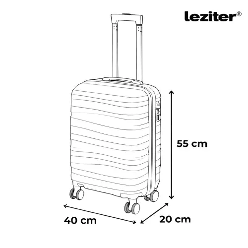 TraveLux Voyager II gurulós bőrönd szett