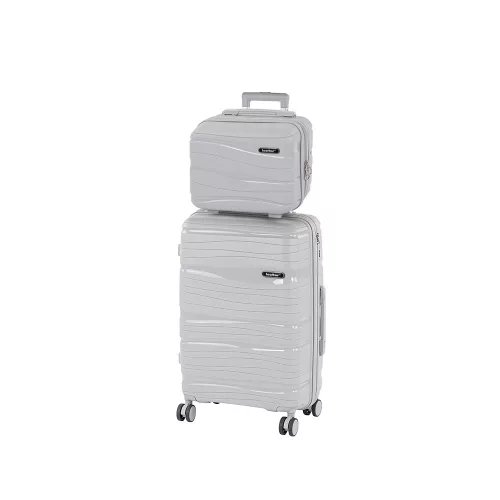 TraveLux Voyager III gurulós bőrönd szett