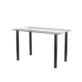 Riona 120 cm szögletes üveg étkezőasztal