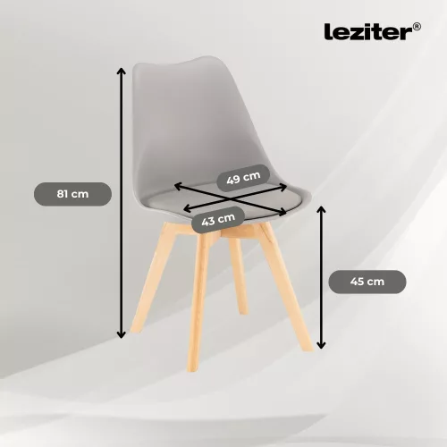 Velon 4+1 étkező garnitúra fehér-szürke