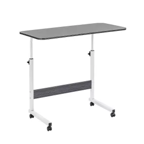 Állítható magasságú laptopasztal 80x40 cm fekete