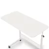 Állítható magasságú laptopasztal 80x40 cm fehér