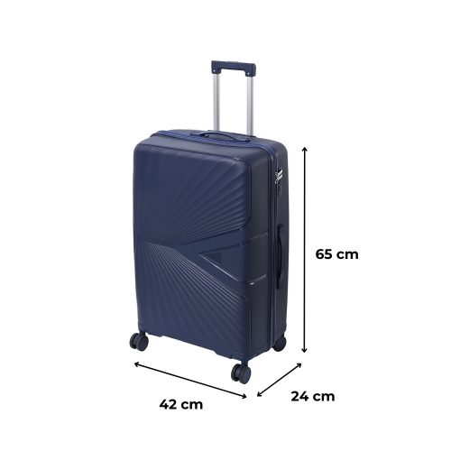 TraveLux Endure közepes bőrönd keményfedeles 68x45x25 cm