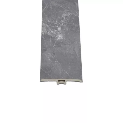 Vinyl SPC padló burkolatváltó Fjord márvány mintás sötét szürke 2400x45x6 mm