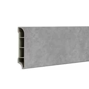 Vinyl SPC padlószegély Harbor beton szürke 2400x60x12 mm