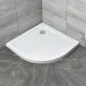 Modena Slim íves alacsony akril zuhanytálca 80x80 cm