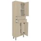   Nerva 60 magas szekrény 4 ajtóval, 2 fiókkal, sonoma tölgy