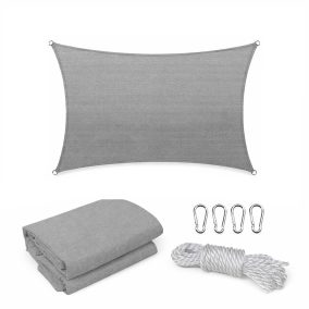 Rana napvitorla négyszög alakú 3x4 m szürke