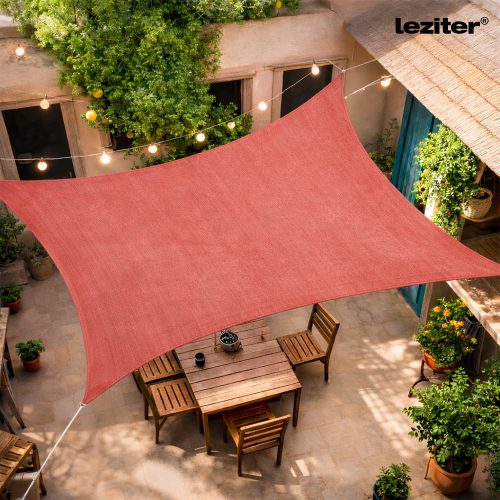 Rana napvitorla négyszög alakú 3x4 m piros