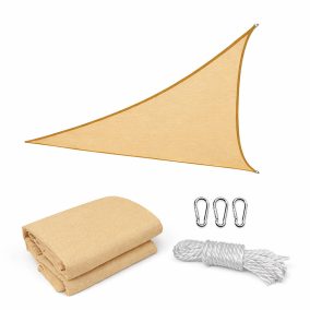 Rana napvitorla háromszög alakú 4x4x4 m bézs