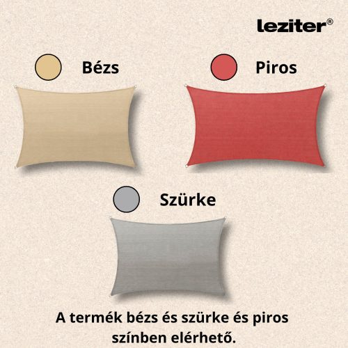 Rana napvitorla négyszög alakú 5x6 m bézs