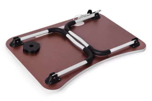 Összecsukható laptop asztal 60x40 cm USB porttal