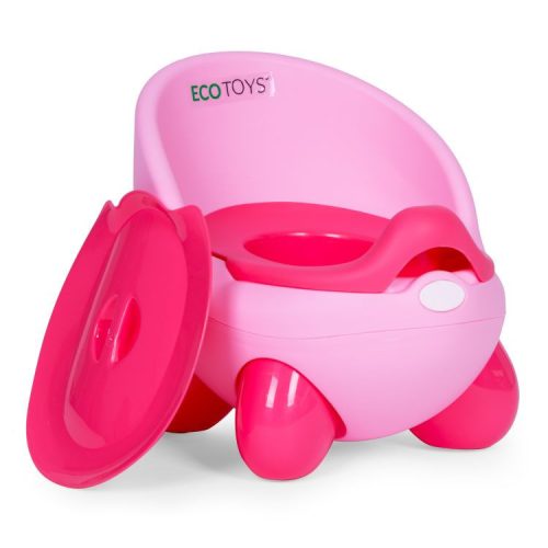 Bili kivehető betéttel, csúszásgátló lábakkal rózsaszín