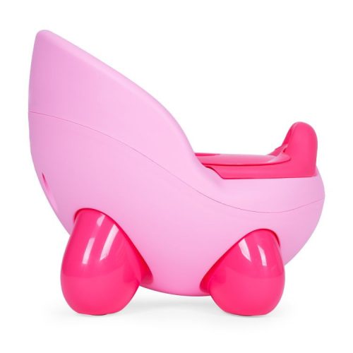 Bili kivehető betéttel, csúszásgátló lábakkal rózsaszín