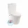 Paulo rimless WC kombi alsó/hátsó kifolyással soft close ülőkével
