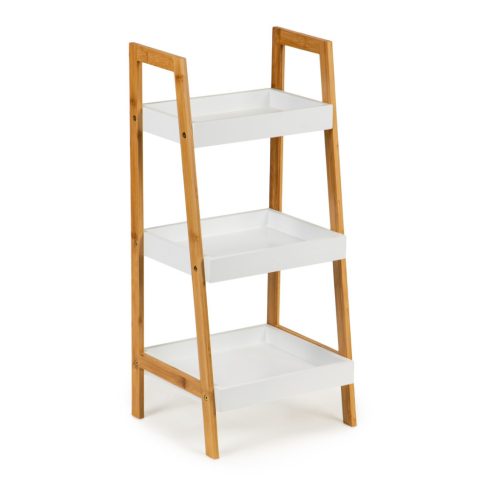 Könyvespolc bambusz kerettel 34,5x31x71 cm