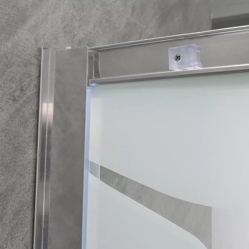 Spirit Bamboo 90x90 cm íves zuhanykabin zuhanytálca nélkül