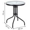 60 cm-es kerek kerti asztal