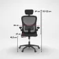 Flexo ergonomikus irodai forgószék deréktámasszal