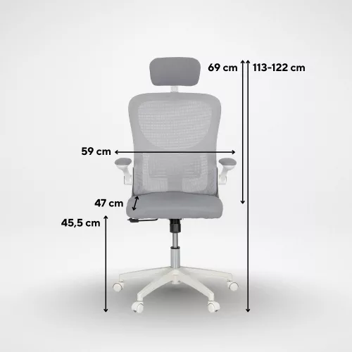 Flexo ergonomikus irodai forgószék deréktámasszal
