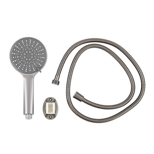 Lili 5 funkciós kézizuhany tömlővel tartóval szürke