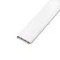 Vinyl SPC padlószegély Snow white 2400x60x12 mm