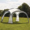 Szürke kerti pavilon 3,5x3,5 m
