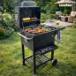 Helix multifunkciós faszenes kerti grillsütő