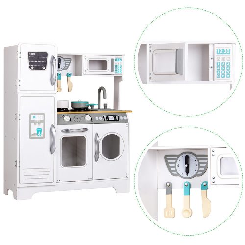 Fa gyerekkonyha háztartási berendezéssel