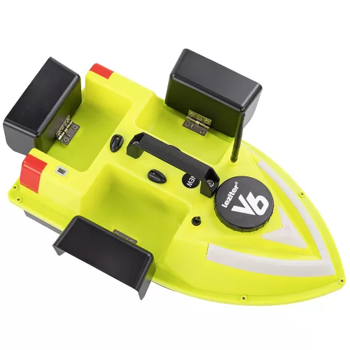 Etetőhajó V6 GPS 3 tartályos hátra és oldalkidobós nightlight