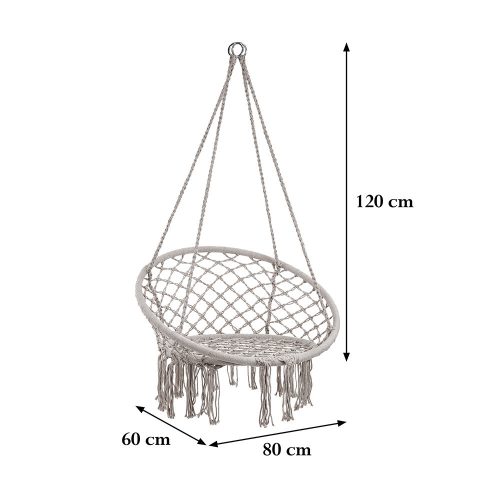 Cardenas függőfotel szürke