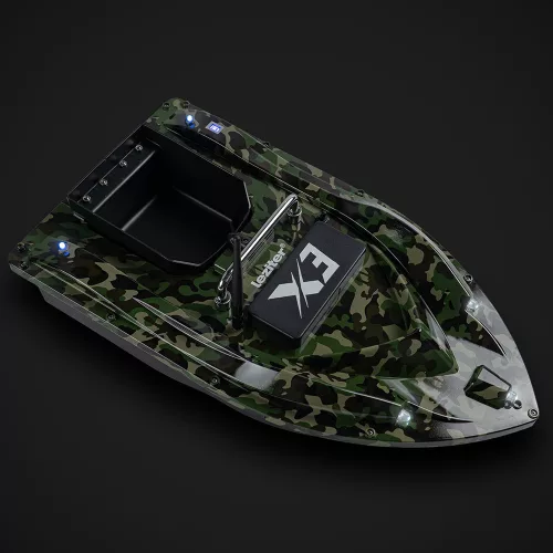 Etetőhajó X3 hátrakidobós terepmintás