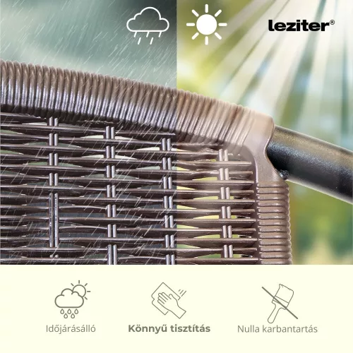 Elzas 4+1 kerti bútor garnitúra szett