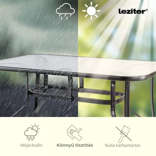 Elzas 4+1 kerti bútor garnitúra szett