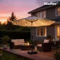 Solari kerti napernyő led lámpával bézs 300 cm