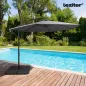 Sunny kerti napernyő szürke 300 cm