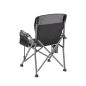   Leziter Comfort karfás horgász szék pohártartóval szürke