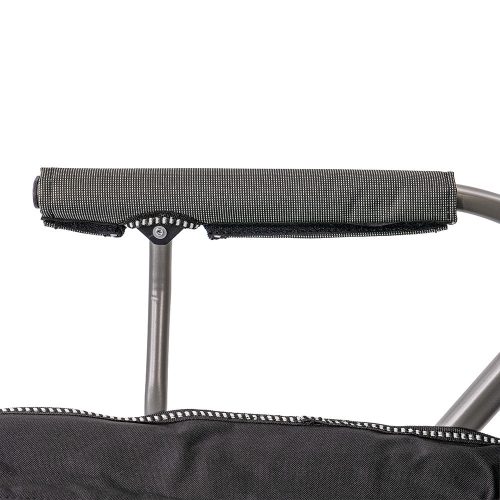 Leziter Comfort Plus karfás horgász szék pohártartóval szürke