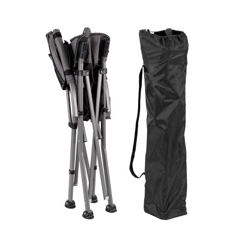 Leziter Comfort Plus karfás horgász szék pohártartóval szürke