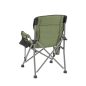   Leziter Comfort Plus karfás horgász szék pohártartóval zöld