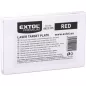   EXTOL PREMIUM lézeres céltábla vízszintezőhöz, PIROS, 105×75mm